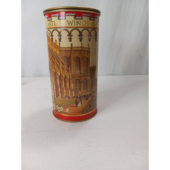 RARE VINTAGE Royal Collection Windsor Castle Souvenir Cookie Tin London Queen - Picture 1 of 4